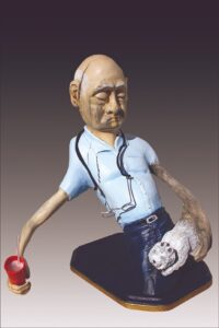 After Dinner, sculpture by Bernie Houston of Seadrift Sculptures