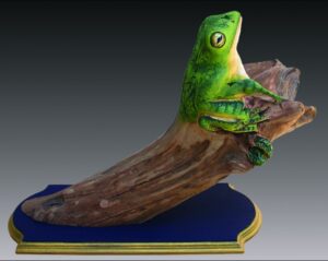 Bump on a Log, sculpture by Bernie Houston of Seadrift Sculptures