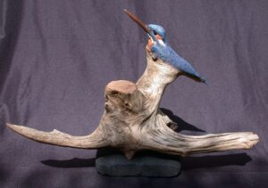 Nesting King, sculpture by Bernie Houston of Seadrift Sculptures