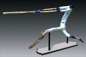 See You Later, a sculpture by Bernie Houston of Seadrift Sculptures